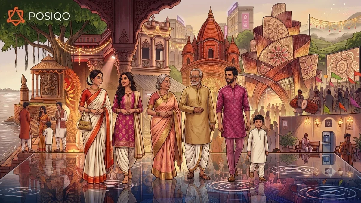 Durga Puja Style Guide: Festive Outfits, Comfortable Makeup and Skincare for Long Puja Days